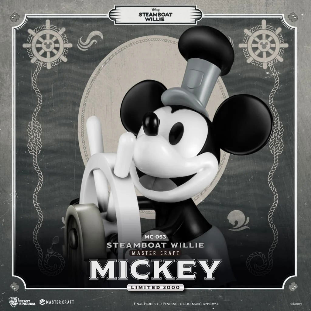 Beast Kingdom Steamboat Willie Master Craft Mickey Mouse 1/4 Scale Limited Edition Statue - Infinity Collectables  - #tag1#