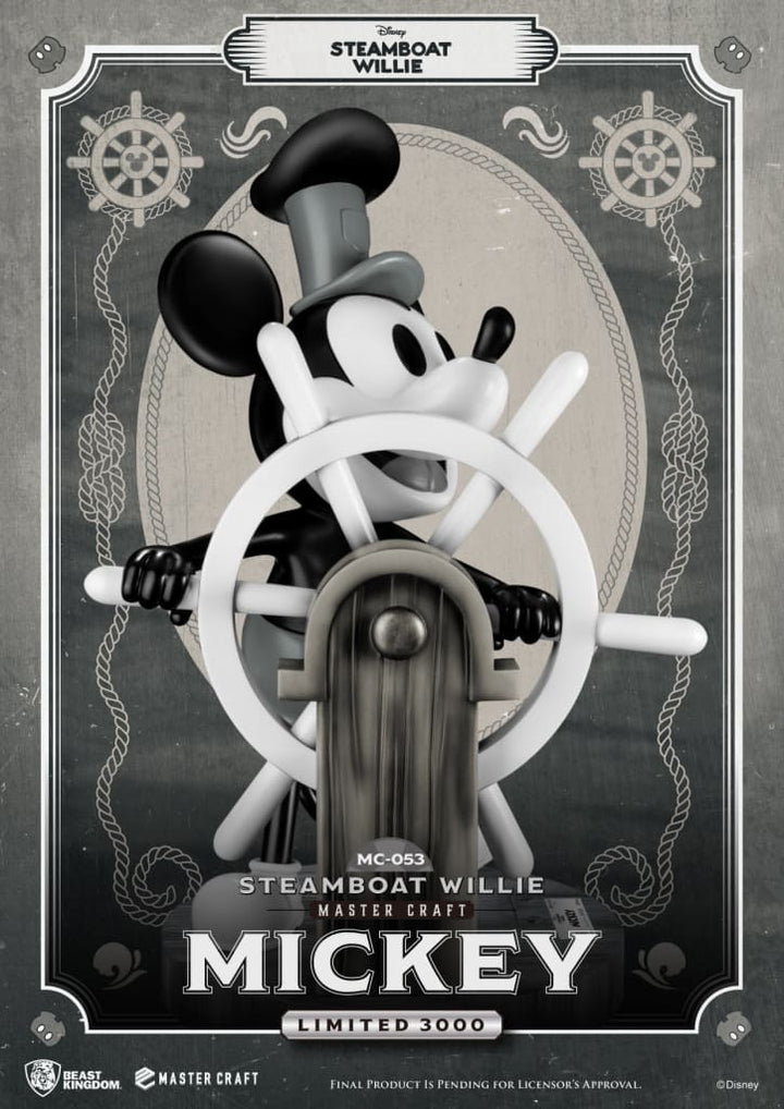 Beast Kingdom Steamboat Willie Master Craft Mickey Mouse 1/4 Scale Limited Edition Statue - Infinity Collectables  - #tag1#