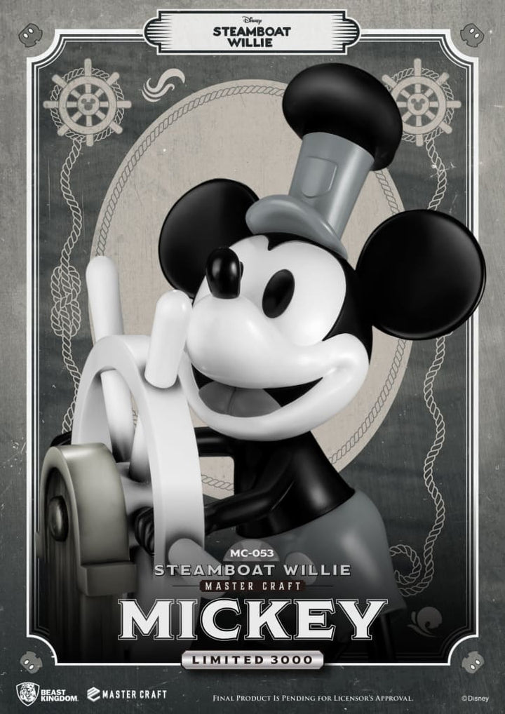 Beast Kingdom Steamboat Willie Master Craft Mickey Mouse 1/4 Scale Limited Edition Statue - Infinity Collectables  - #tag1#