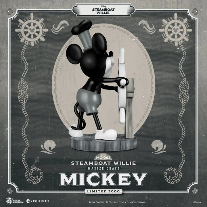 Beast Kingdom Steamboat Willie Master Craft Mickey Mouse 1/4 Scale Limited Edition Statue - Infinity Collectables  - #tag1#