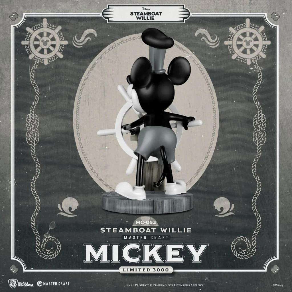 Beast Kingdom Steamboat Willie Master Craft Mickey Mouse 1/4 Scale Limited Edition Statue - Infinity Collectables  - #tag1#