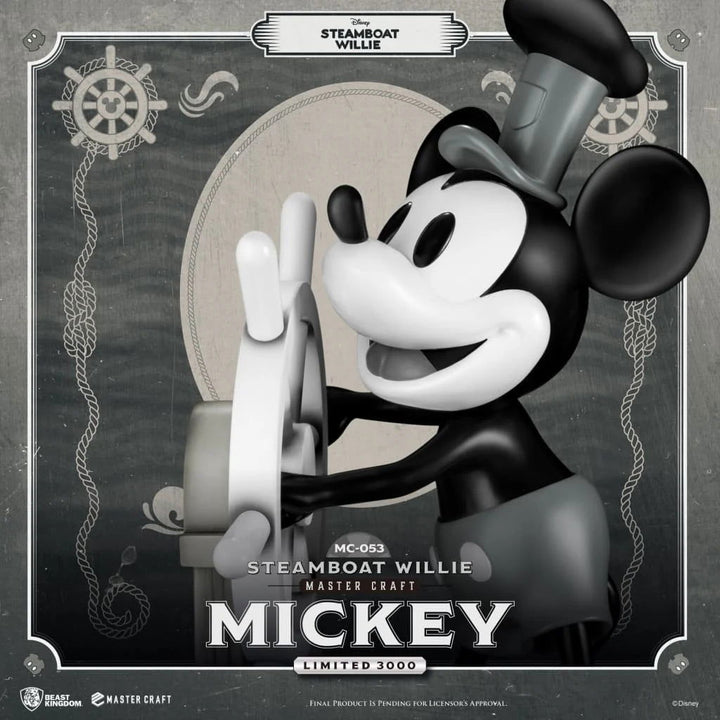 Beast Kingdom Steamboat Willie Master Craft Mickey Mouse 1/4 Scale Limited Edition Statue - Infinity Collectables  - #tag1#