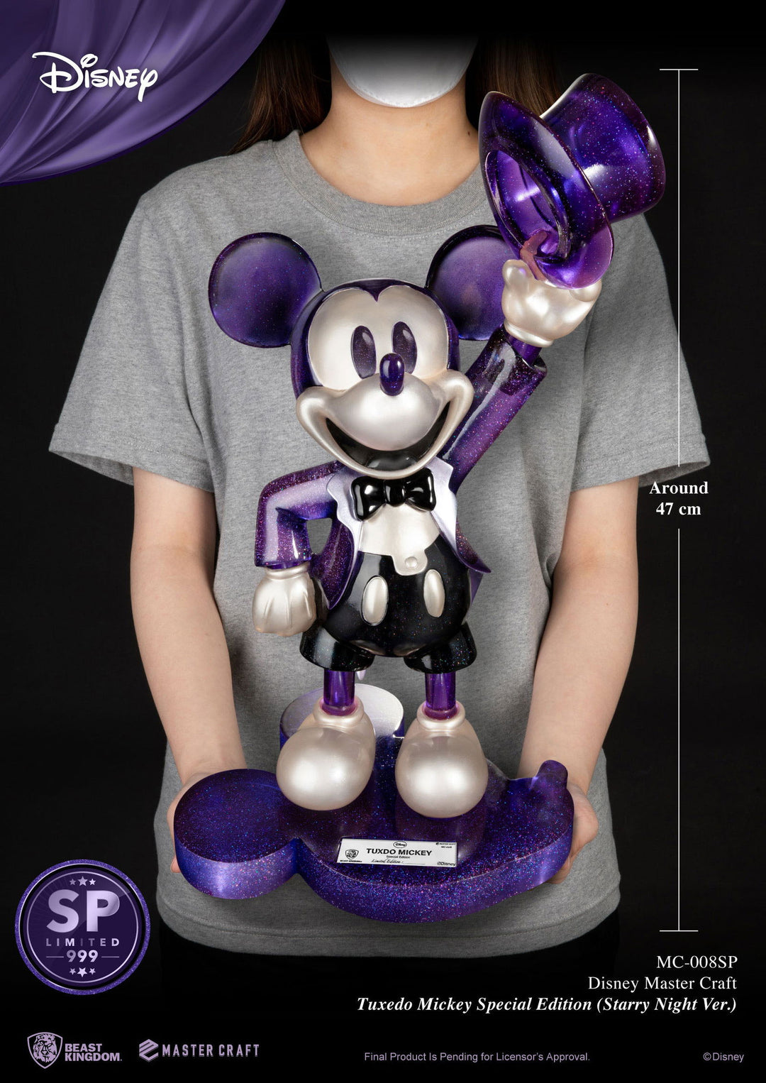 Beast Kingdom Disney Tuxedo Mickey Special Edition (Starry Night Ver.) 1/4 Scale Master Craft Limited Edition Statue - Infinity Collectables  - #tag1#