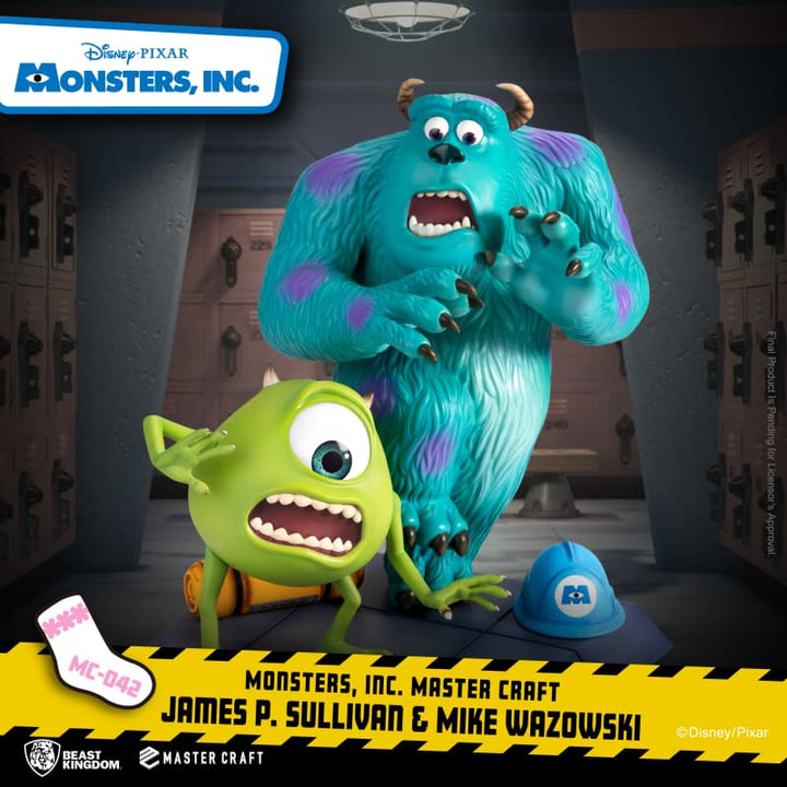 Beast Kingdom Monsters Inc. Master Craft James P. Sullivan & Mike Wazowski 1/4 Scale Statue - Infinity Collectables  - #tag1#