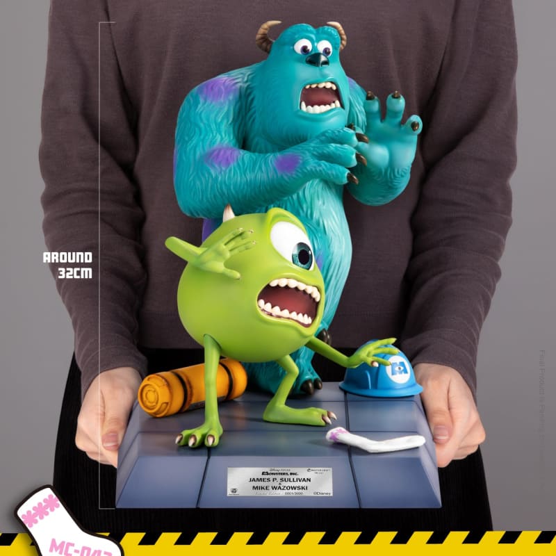 Beast Kingdom Monsters Inc. Master Craft James P. Sullivan & Mike Wazowski 1/4 Scale Statue - Infinity Collectables  - #tag1#