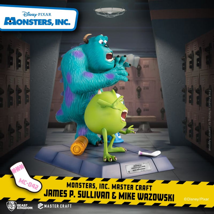 Beast Kingdom Monsters Inc. Master Craft James P. Sullivan & Mike Wazowski 1/4 Scale Statue - Infinity Collectables  - #tag1#