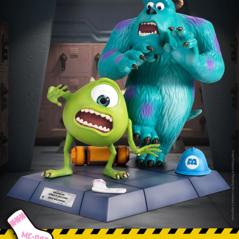 Beast Kingdom Monsters Inc. Master Craft James P. Sullivan & Mike Wazowski 1/4 Scale Statue - Infinity Collectables  - #tag1#