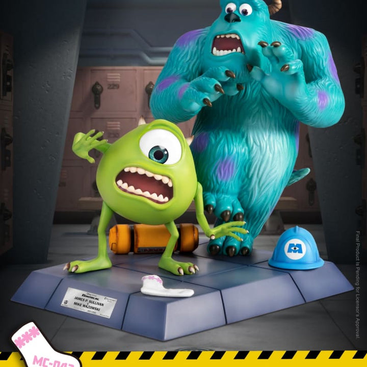 Beast Kingdom Monsters Inc. Master Craft James P. Sullivan & Mike Wazowski 1/4 Scale Statue - Infinity Collectables  - #tag1#