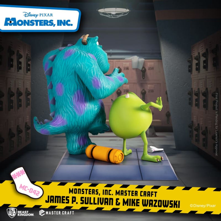 Beast Kingdom Monsters Inc. Master Craft James P. Sullivan & Mike Wazowski 1/4 Scale Statue - Infinity Collectables  - #tag1#