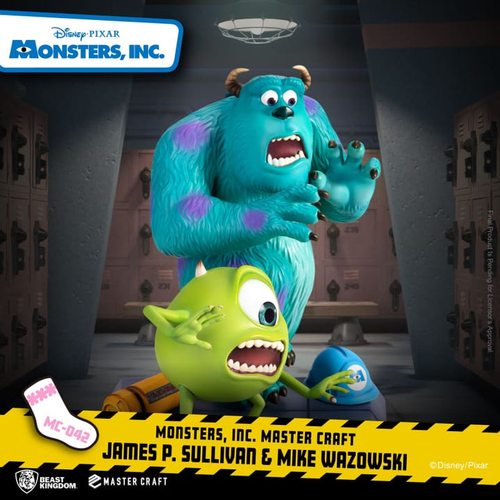 Beast Kingdom Monsters Inc. Master Craft James P. Sullivan & Mike Wazowski 1/4 Scale Statue - Infinity Collectables  - #tag1#