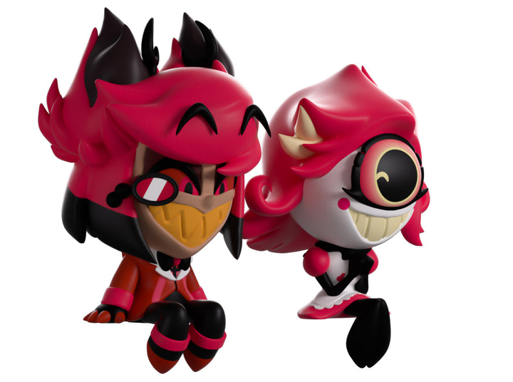 Youtooz Hazbin Hotel Alastor and Niffty Monitor Buddiez Figures