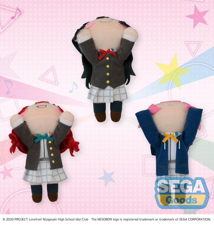 Banpresto Setsuna Yuuki Emma Verde Rina Tennoji Nijigasaki High School Idol Club MP KCM Winter Uniform Plush Vol 3