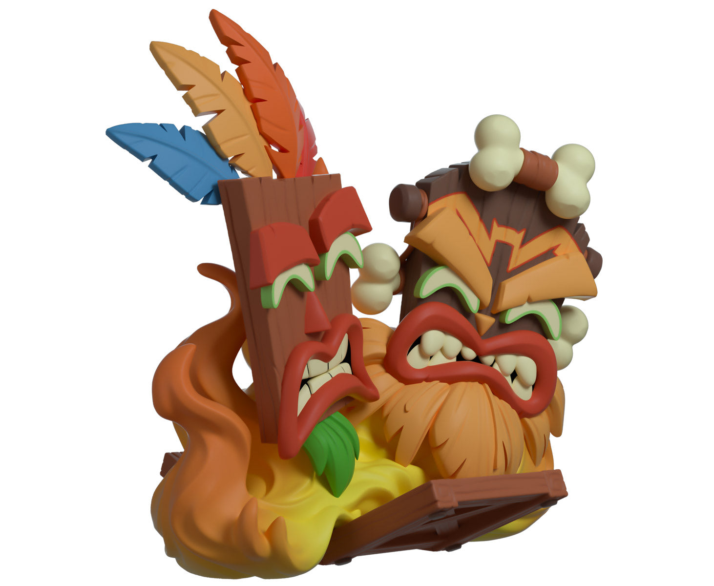 Youtooz Crash Bandicoot Aku Aku & Uka Uka Figure