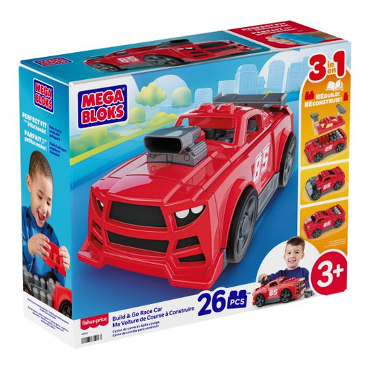 Mega Bloks Build & Go Race Car