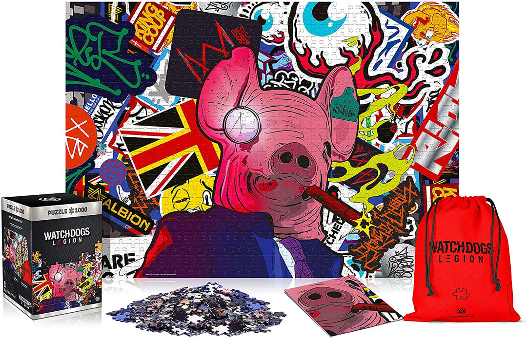 Watch Dogs Legion (Pig Mask) Jigsaw Puzzle (1000 Pieces)