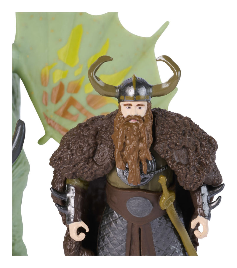 Dreamworks Dragons Rumblehorn and Stoick - Image