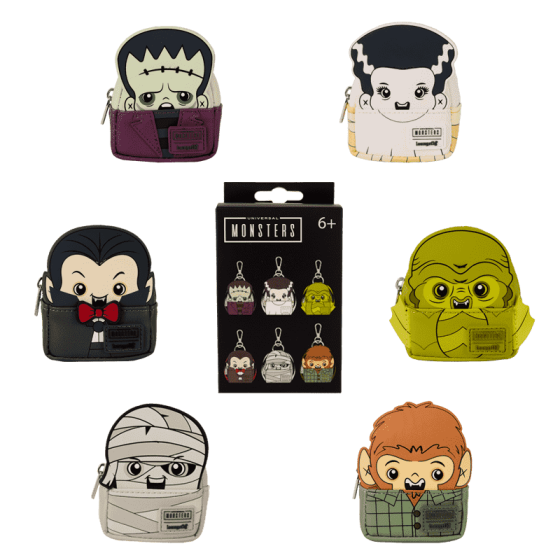 Loungefly - Universal Monsters Bag Charms