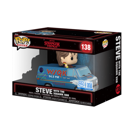 Pop! Ride Dlx Stranger Things S5 Steve withS Van