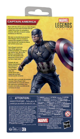 Marvel Legends Series Captain America Action Figure (Case of 3)