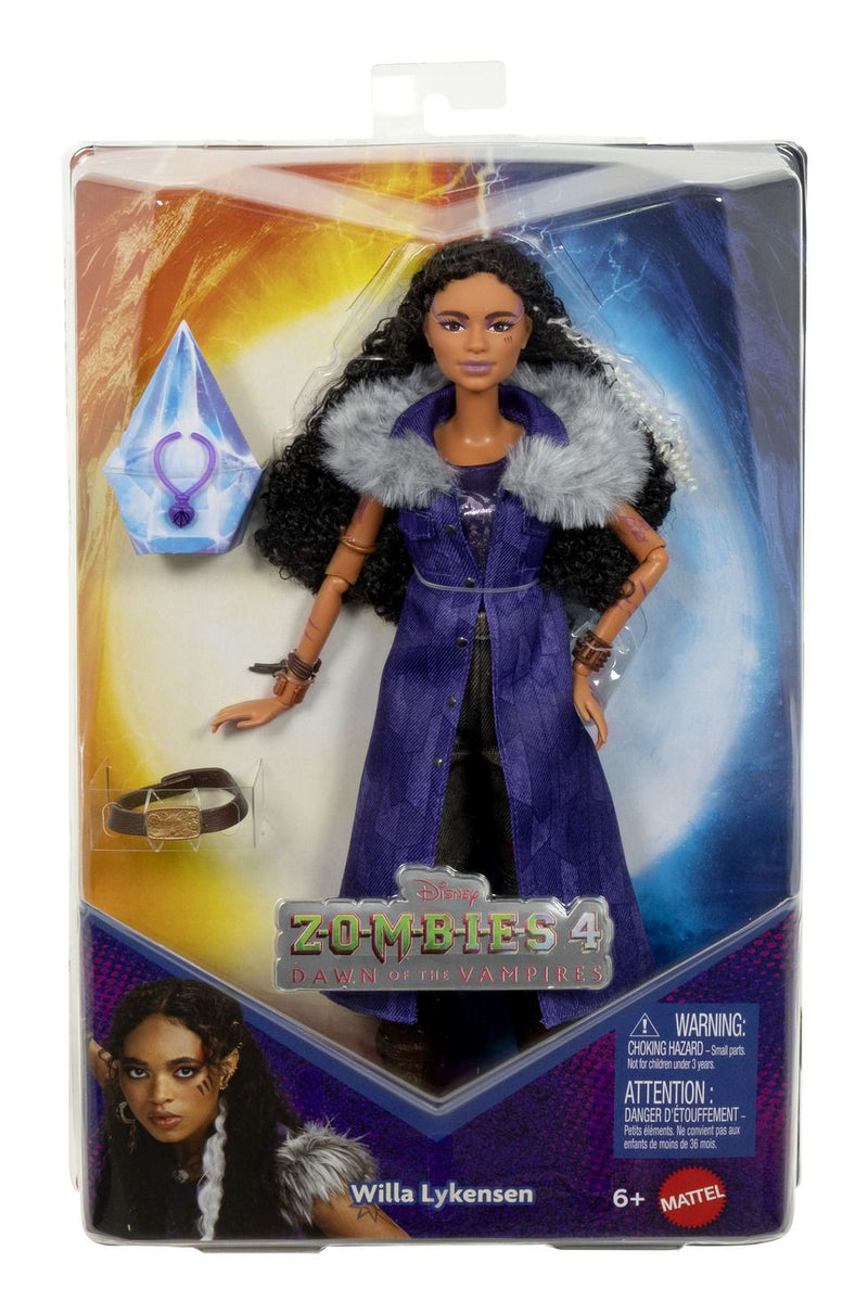 Disney Zombies Willa Lykensen Fashion Doll, side angle