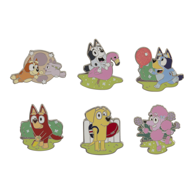 Loungefly - Blind Box Enamel Pins - Bluey Characters