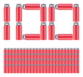XSHOT Pro 100 Pack Refill Darts Assorted - Image