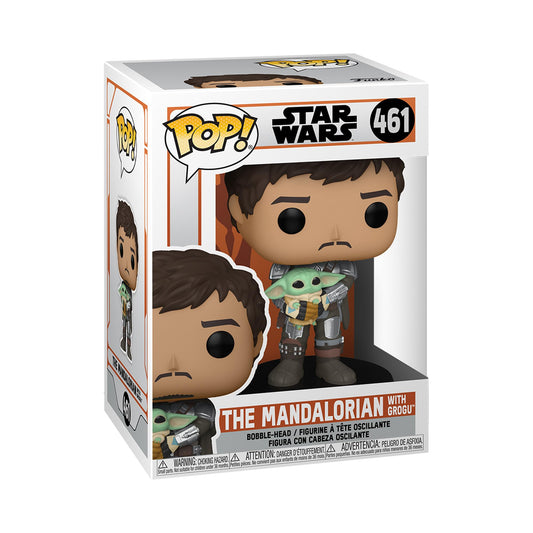 Pop! Star Wars Mandalorian The Mandalorian with Grogu