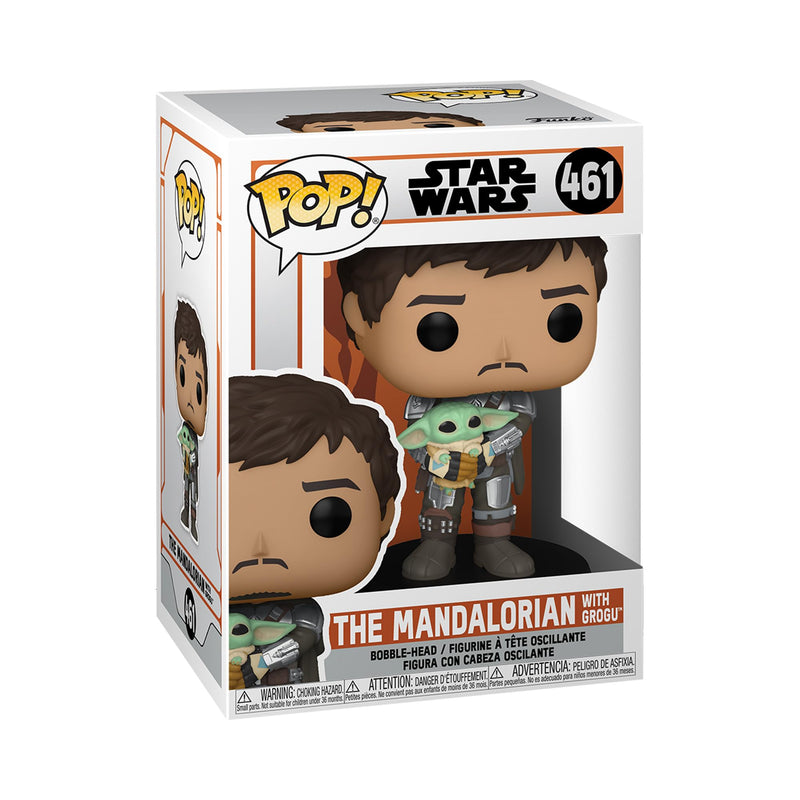 Pop! Star Wars Mandalorian The Mandalorian with Grogu