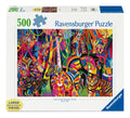 Jewelled Jungle 500 Piece Large Format Jigsaw Puzzle