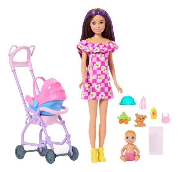Barbie Skipper Babysitters Inc. Playset with Stroller & Accessories