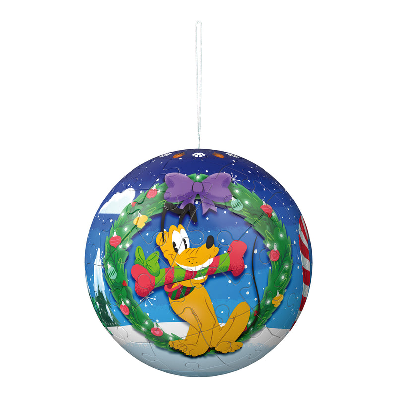 Disney Christmas Baubles 4x 54 Piece 3D Puzzles