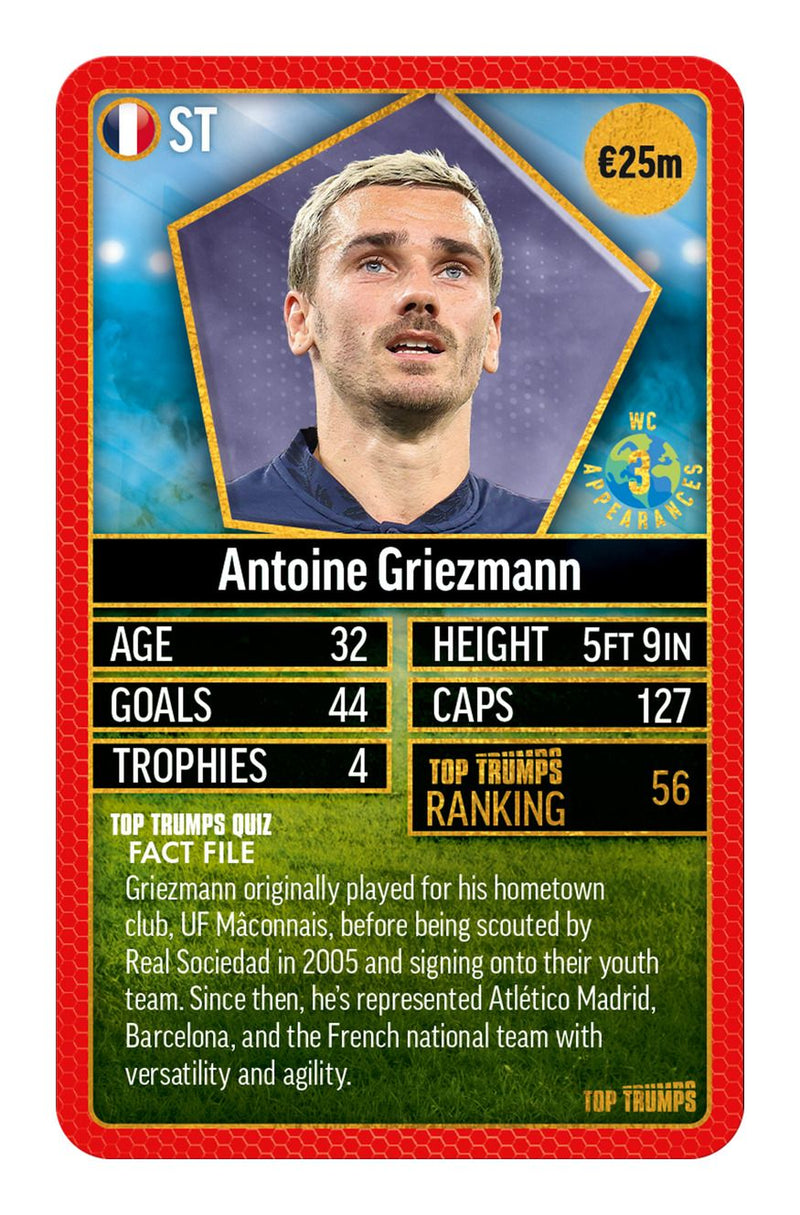 Top Trumps World Football Stars Top 200 - Pack 4 - Image
