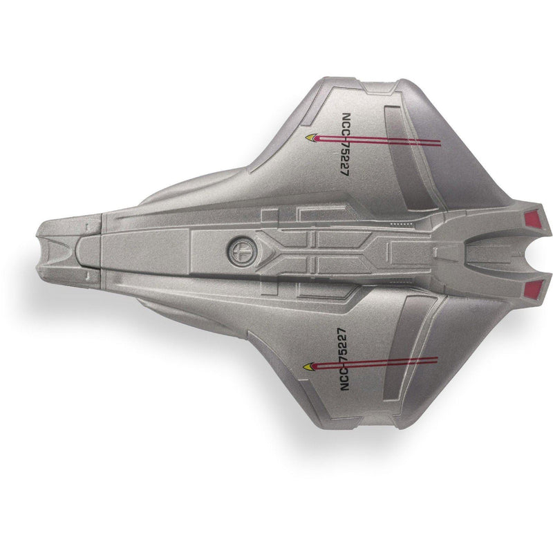 Federation Scout Ship Model Die Cast Ship (Eaglemoss / Star Trek), side angle
