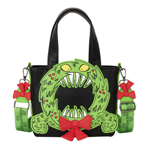 Loungefly - Nightmare Before Christmas Man-Eating Wreath Crossbody Bag