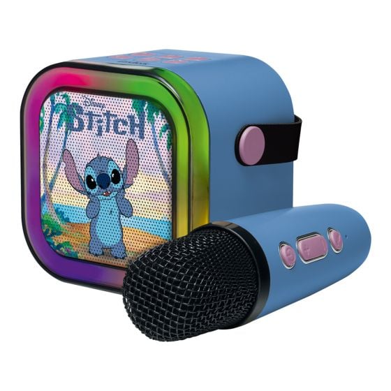 Disney Stitch Portable Karaoke Speaker & 1 Wireless Microphone