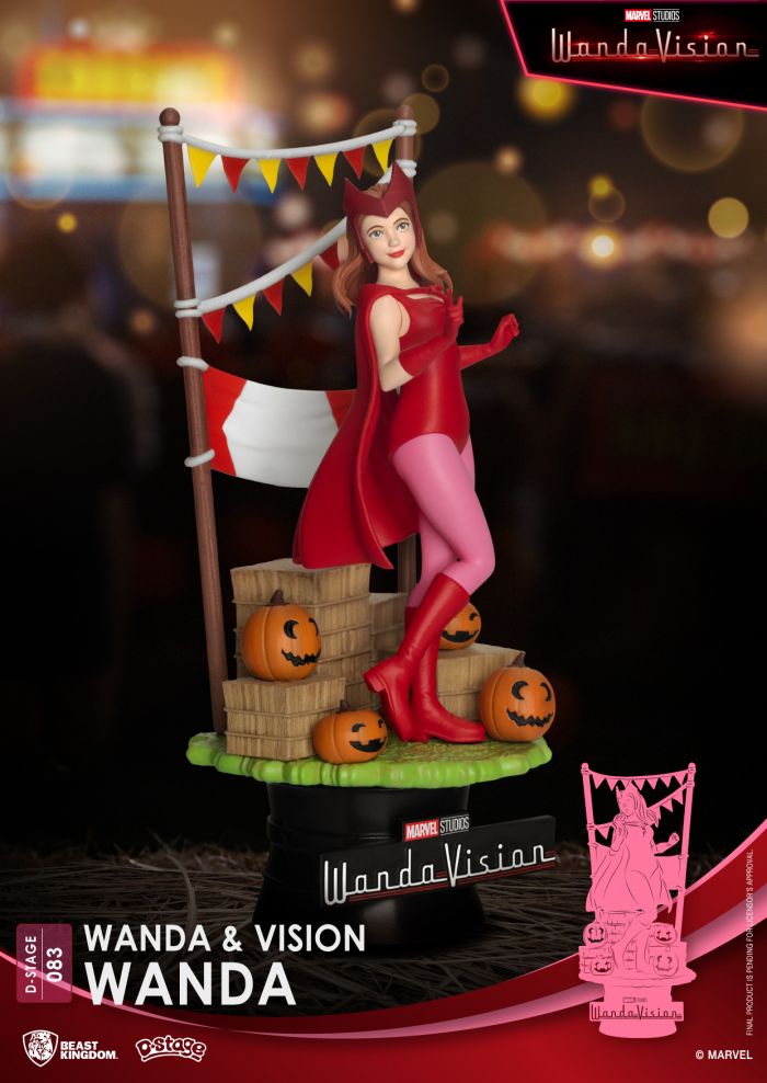 Beast Kingdom Wanda (Scarlet Witch) WandaVision D-Stage 083 Diorama Figure