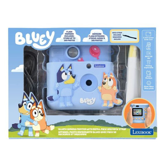 Bluey Starcam Camera Instant Printer & 3D Pouch