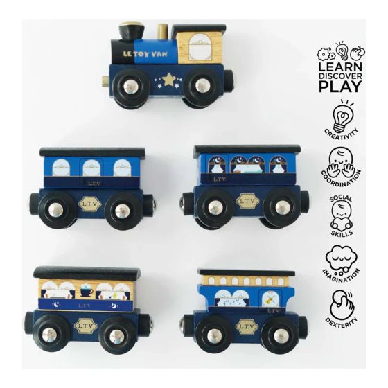 LTV Twilight Train & Carriages 5 Pieces
