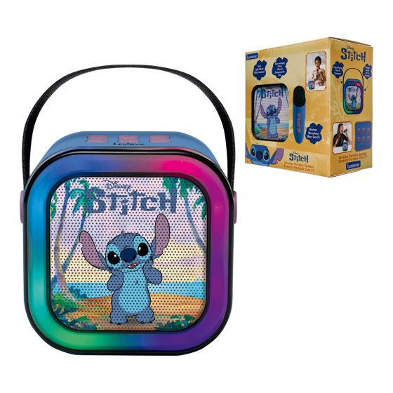Stitch Portable Karaoke Speaker & 1 Wireless Microphone