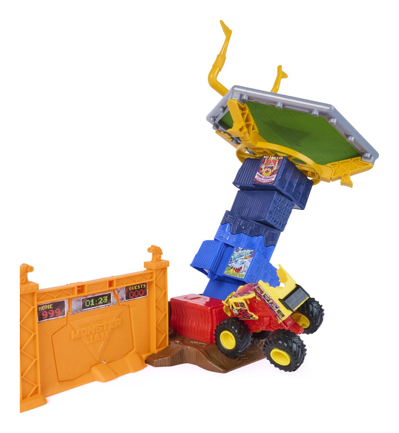 Monster Jam 1:64 Smash N Bash Feature Playset