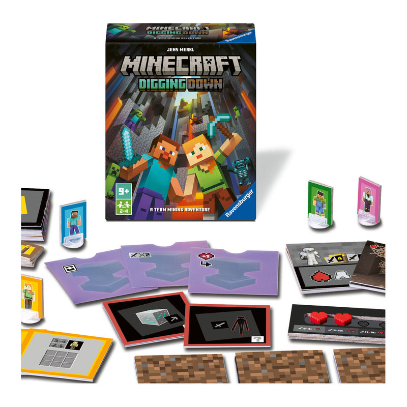 Minecraft Digging Down Card Game