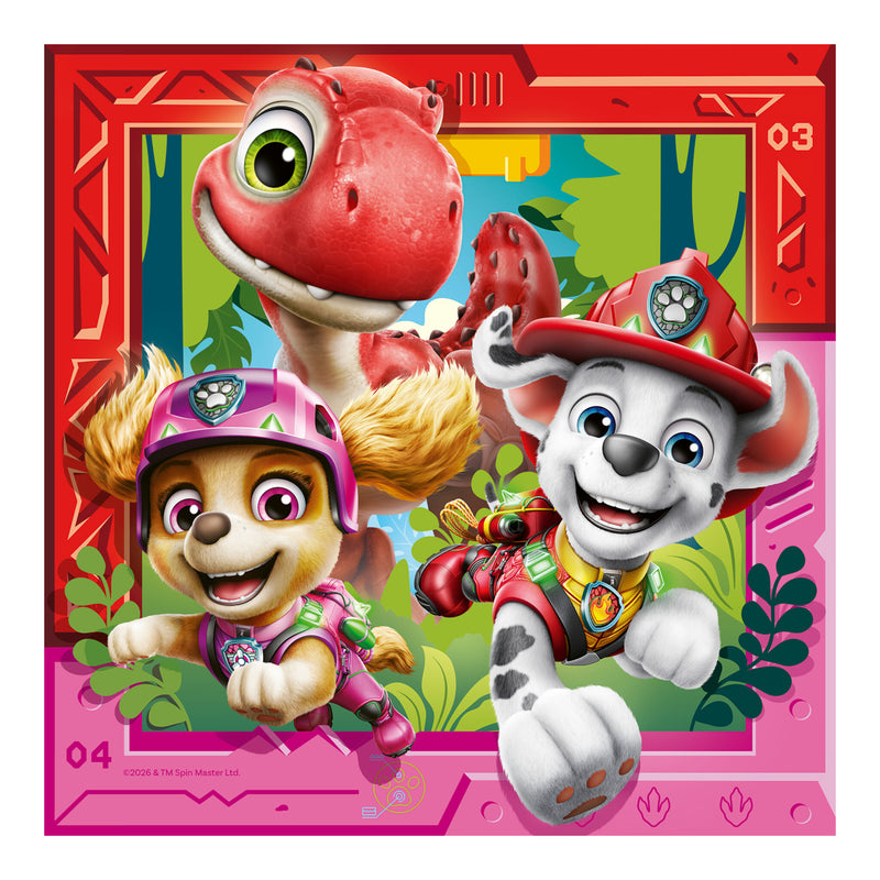 Paw Patrol 3 Dino Movie 3x 49 Piece Jigsaw Puzzles