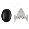 United Earth Starfleet Warp Delta Model Diecast Ship Window Box (Eaglemoss / Star Trek), rear view