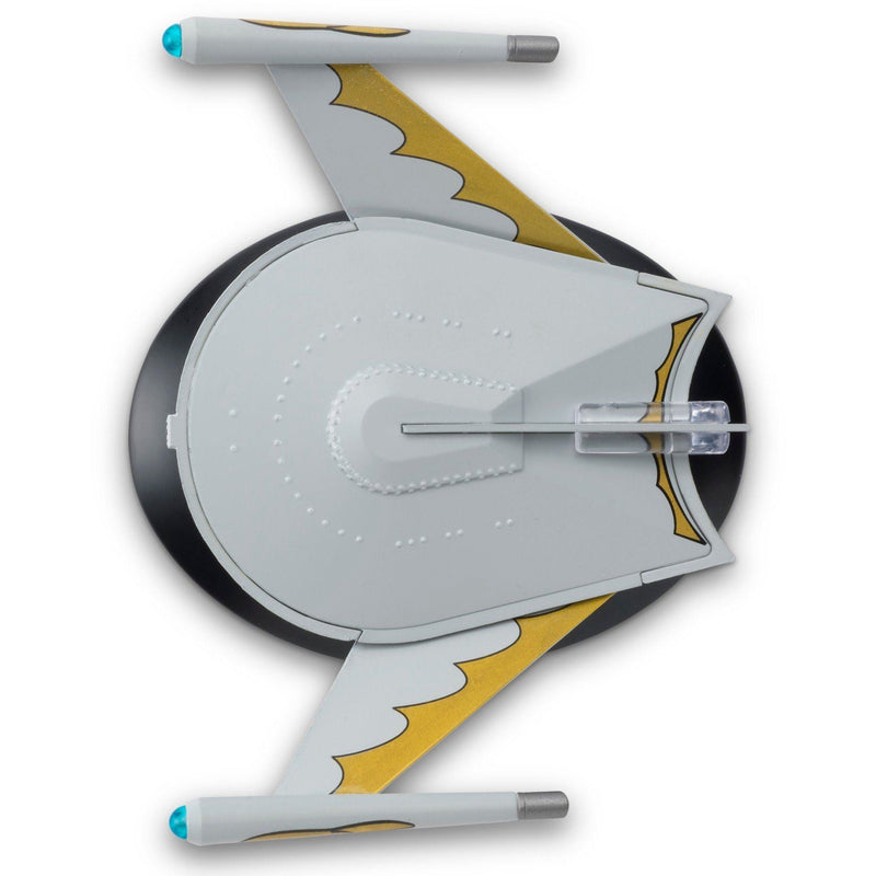 STDC57 Romulan Bird-of-Prey (2260s) (TOS) Model Die Cast Ship (Eaglemoss / Star Trek), in display