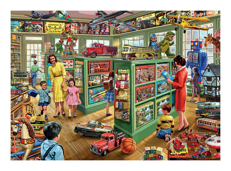 Ye Olde Shoppe Collection Toy Shoppe 1000 Piece Jigsaw Puzzle