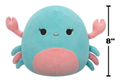 Squishmallows - 8" Isler the Pink and Mint Crab - Image