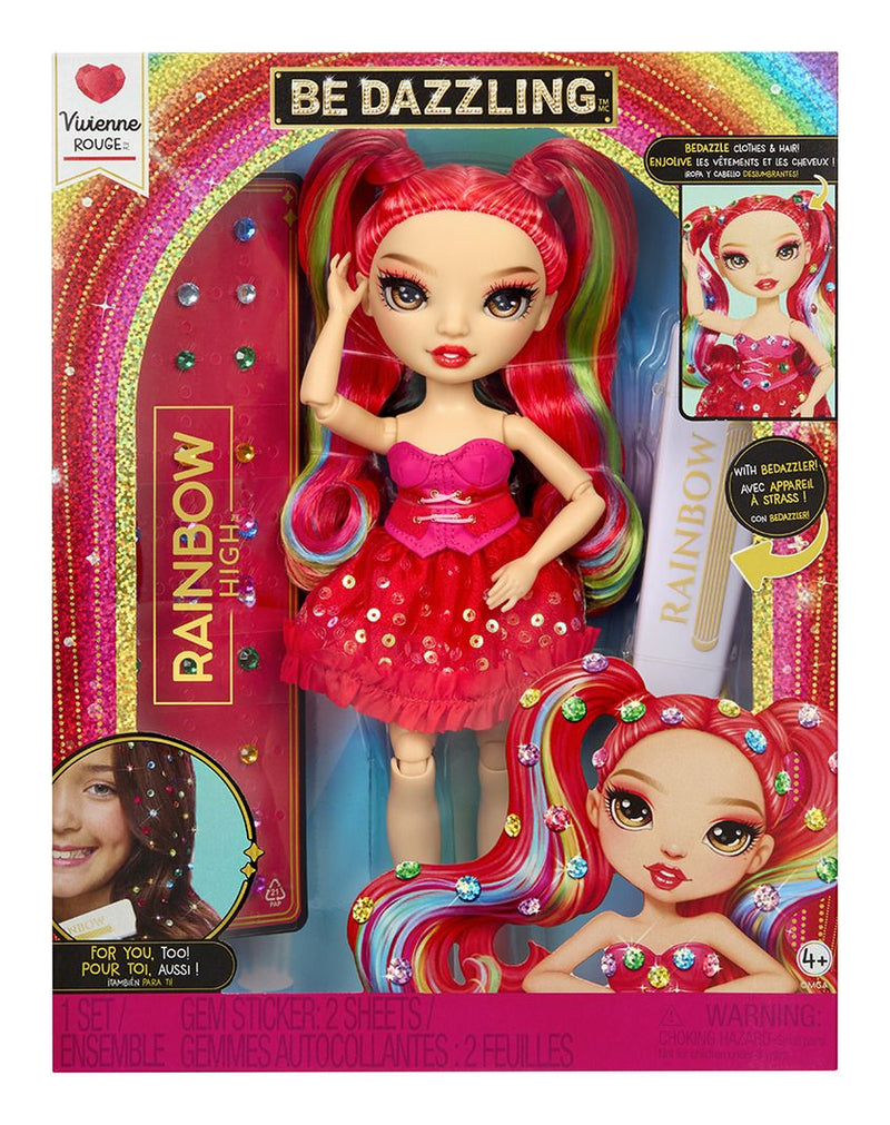 Rainbow High Be Dazzling Fashion Doll - Red - Image