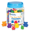 Three Bear Family Rainbow Counters, Set of 96 - Image