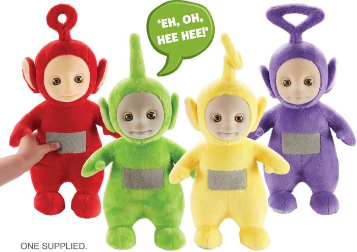 Teletubbies Talking Soft Toys 4 Assorted (Case of 6)