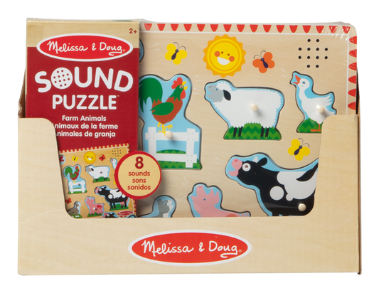 Melissa & Doug - Sound Puzzle Astd In Tray - Image
